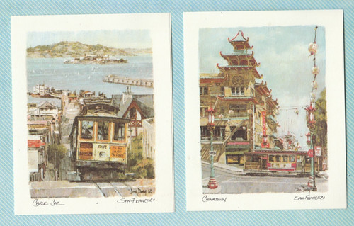 Vintage note cards san - note,
