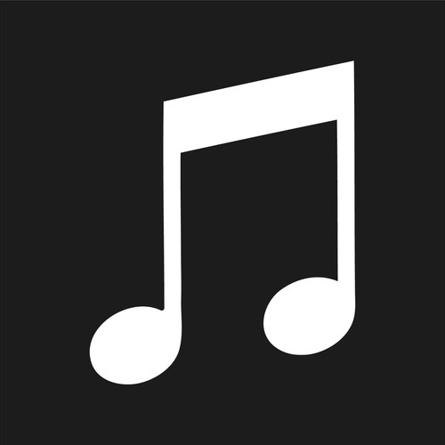 Music note vinyl - music, decals